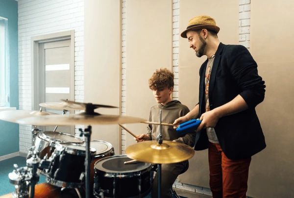 Groove Academy drum instructor job - dynamic lesson session